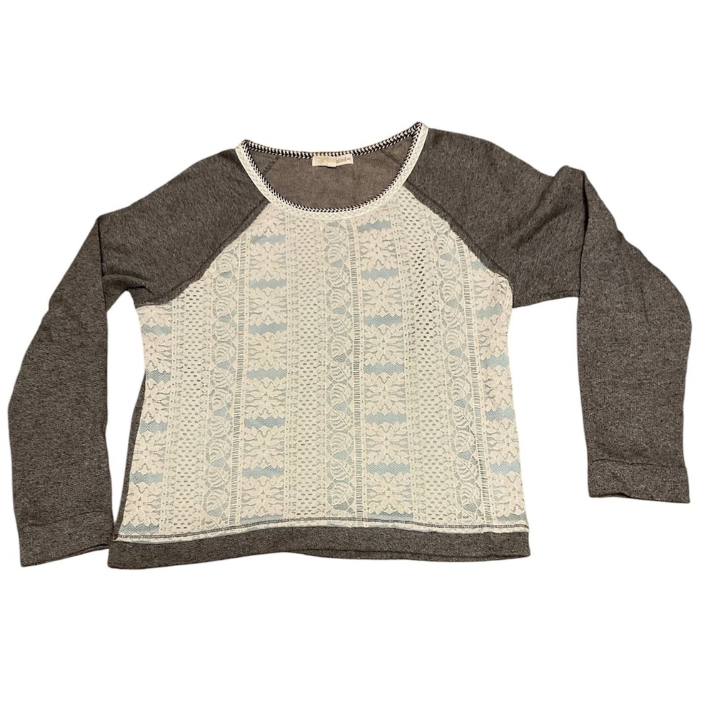 REWIND Gray & Cream Sweatshirt Womens XL